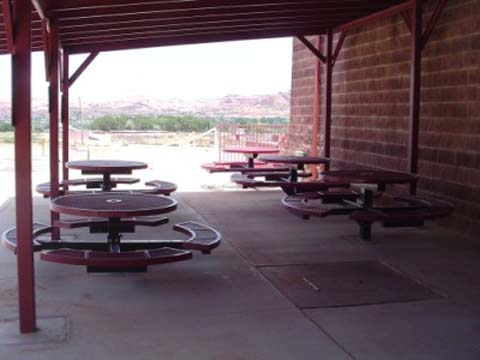 Outside Picnic Tables